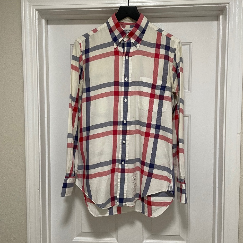 THOM BROWNE BUTTON DOWN SHIRT 2